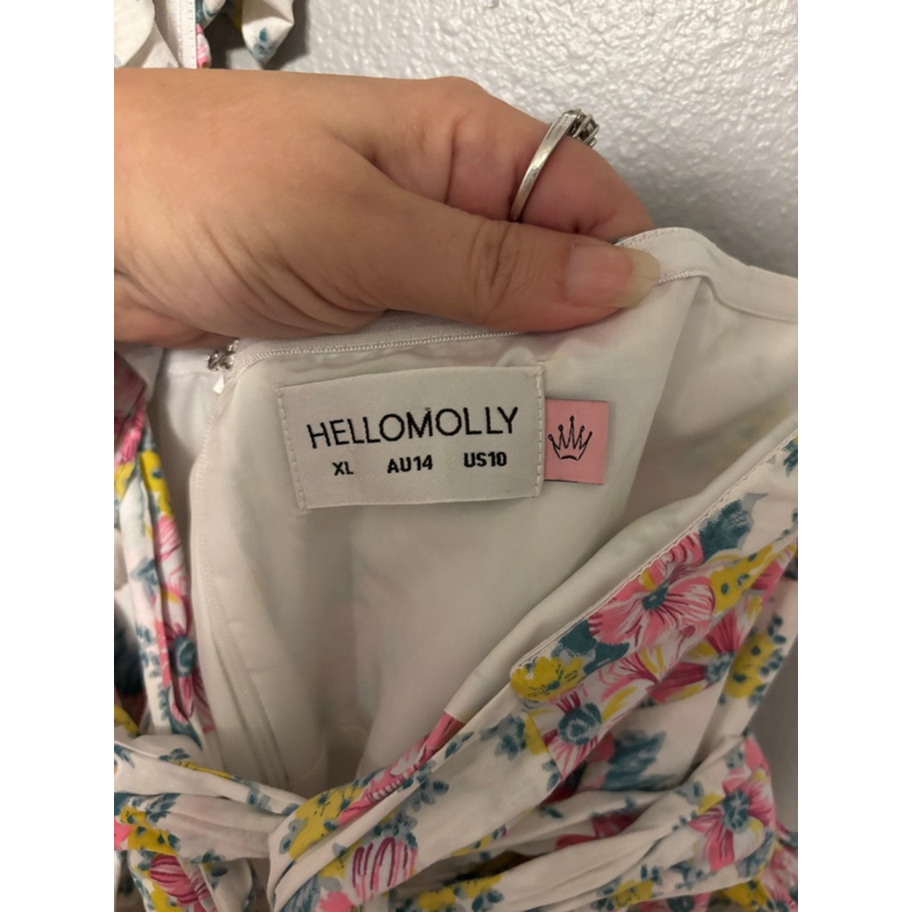 Hello Molly Floral Ruffle Mini Dress - Picture 3 of 4